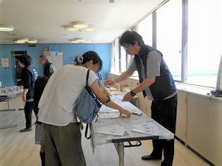 資料展示の様子